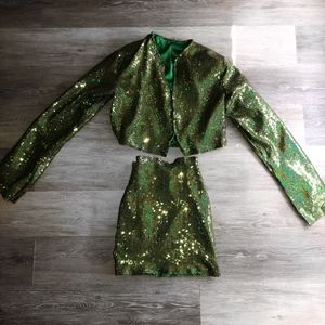 Womens Apparel. Night Out Sequins Two Piece